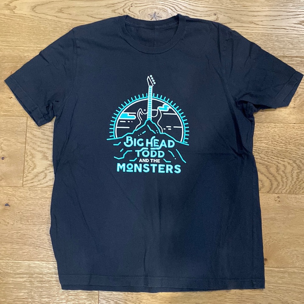 Big Head Todd & The Monsters XL T-Shirt Grey Tour Merch Band Music